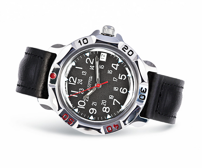 Vostok Komandirskie 431783 Mechanical Military Watch | Scubadudestore