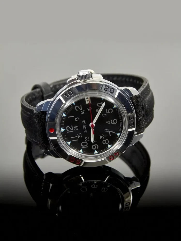 Vostok Komandirskie 431783 Mechanical Military Watch | Scubadudestore
