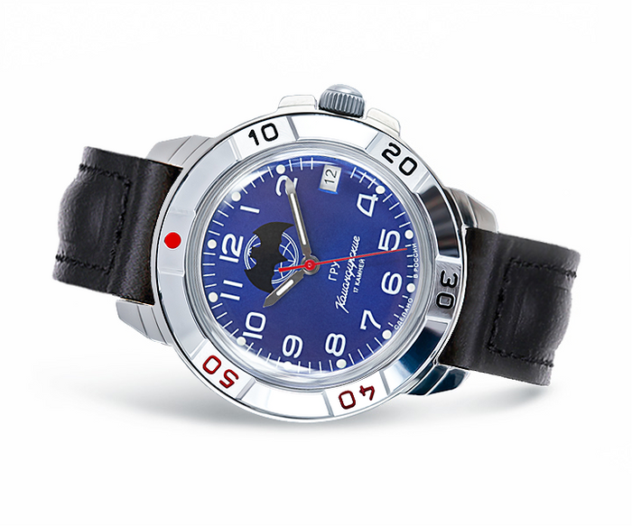 Vostok Komandirskie 431874 GRU Mechanical Military Watch | Scubadudestore