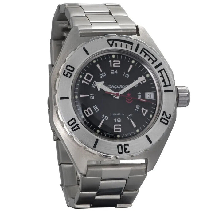 Vostok Komandirskie 650538 Military Mechanical Automatic Watch | Scubadudestore
