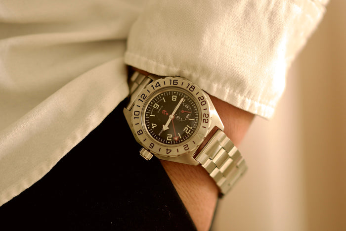 Vostok Komandirskie 650539 GMT | Scubadudestore