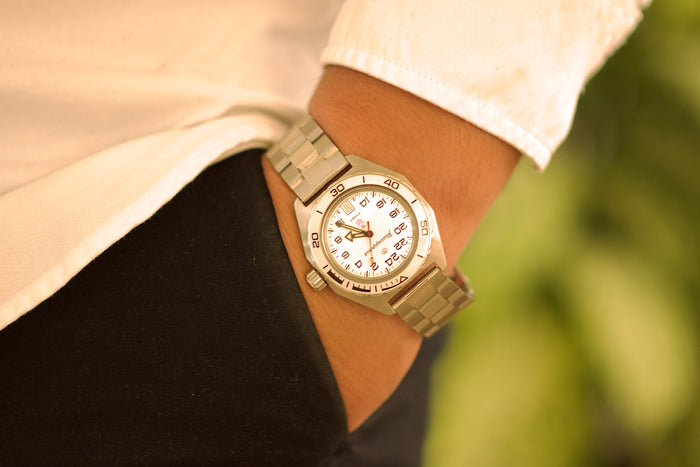 Vostok Komandirskie 650546 24-Hour Watch | Scubadudestore