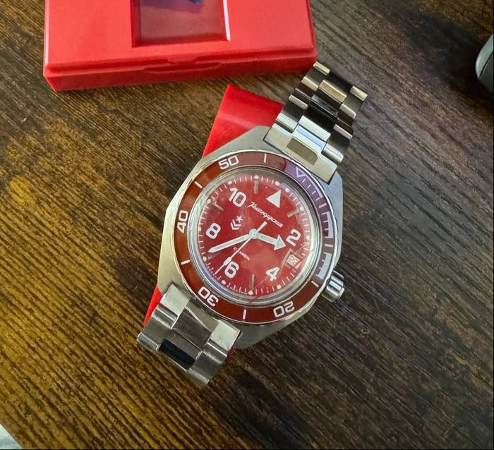 Vostok Komandirskie 650841 Watch Mechanical Automatic USED | Scubadudestore