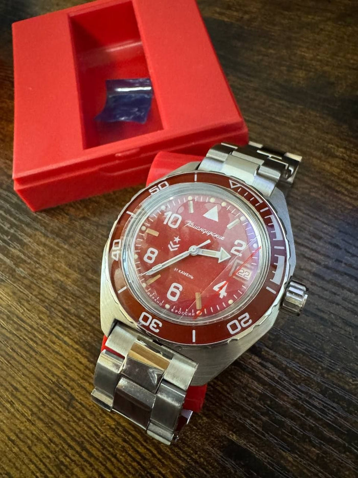 Vostok Komandirskie 650841 Watch Mechanical Automatic USED | Scubadudestore