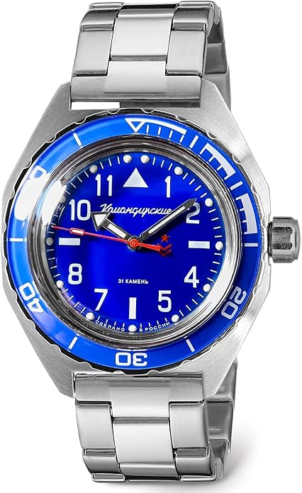 Vostok Komandirskie 650852 Automatic Mechanical Watch | Scubadudestore