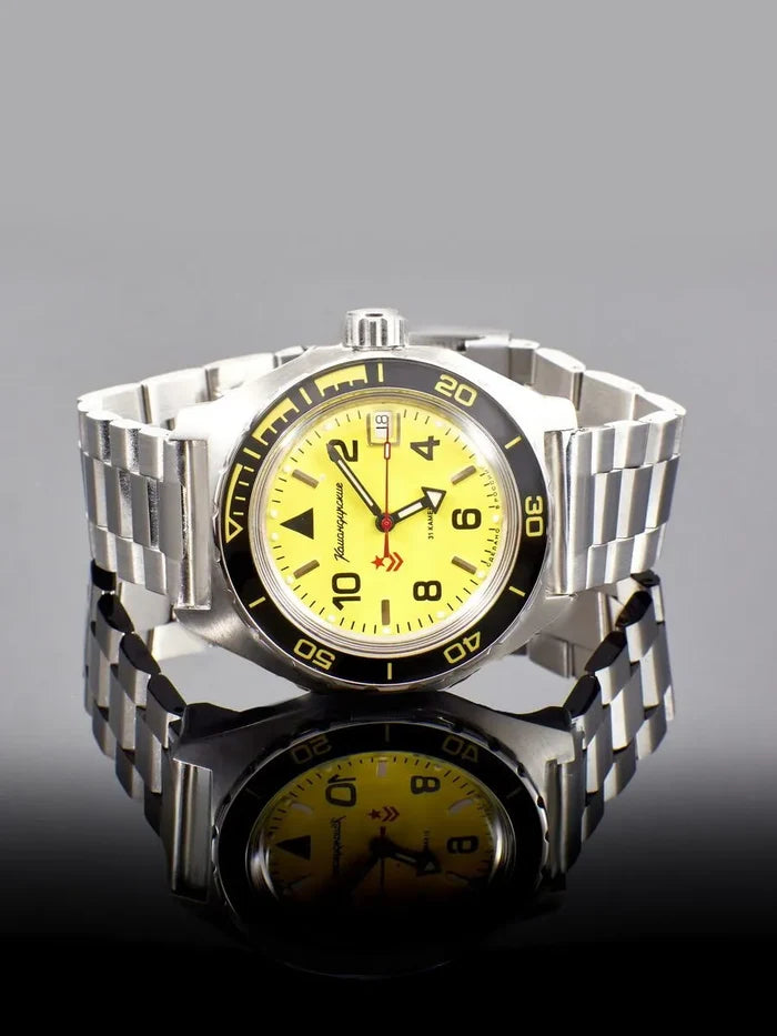 Vostok Komandirskie 650855 Automatic Mechanical Watch | Scubadudestore