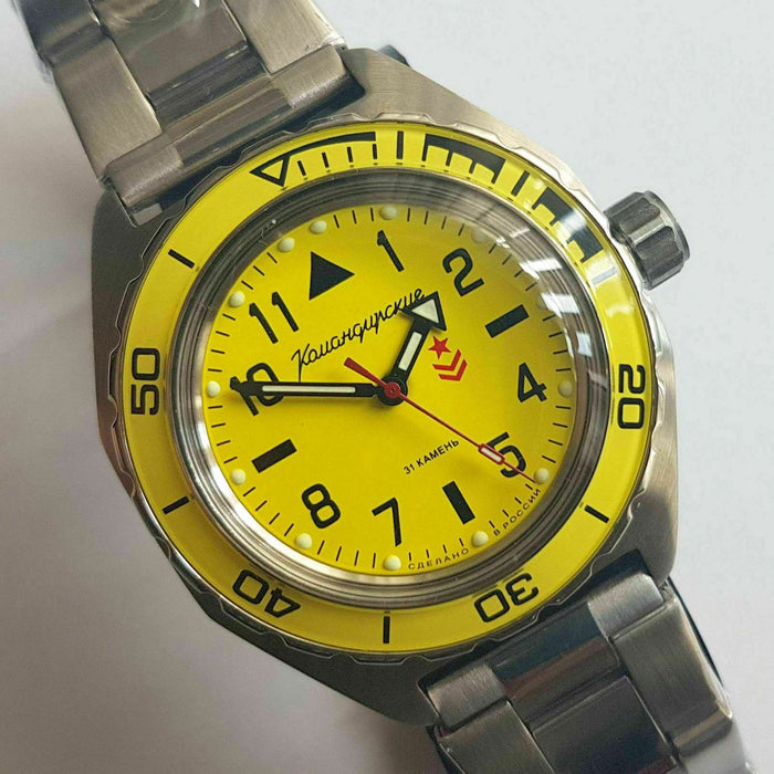 Vostok Komandirskie 650859 Automatic Mechanical Watch | Scubadudestore