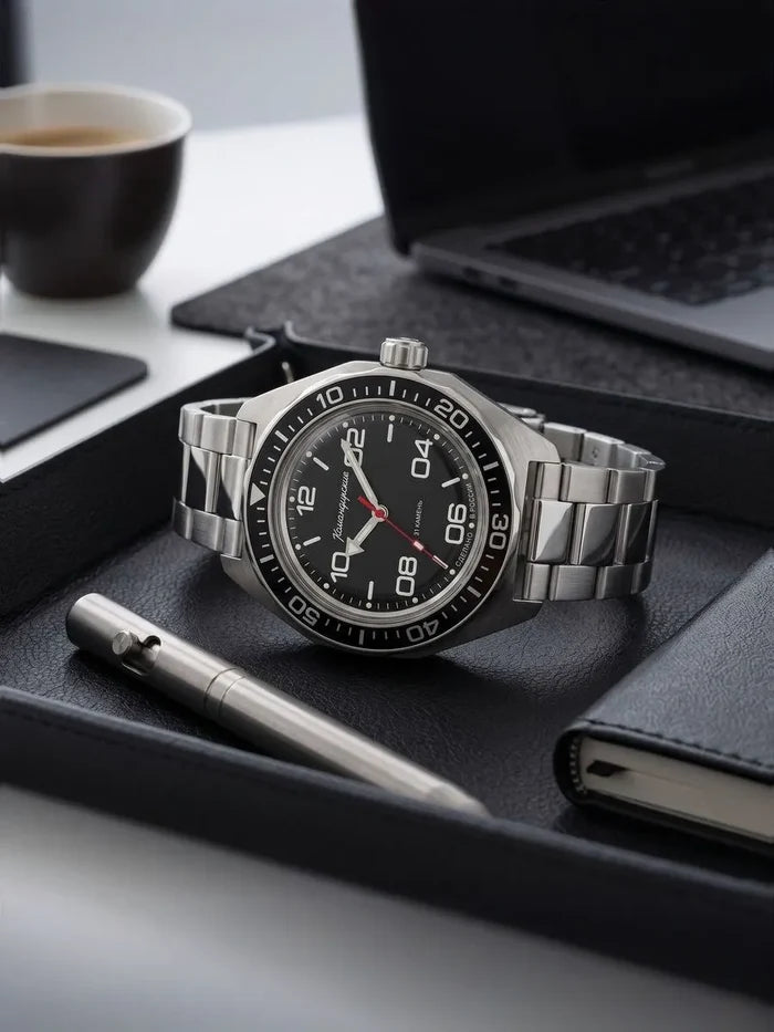 Vostok Komandirskie 65087G Automatic Mechanical Watch | Scubadudestore
