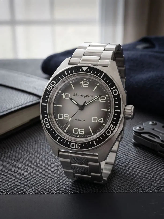 Vostok Komandirskie 65098G Automatic Mechanical Watch | Scubadudestore