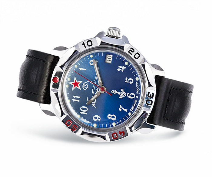 Vostok Komandirskie 811289 Submarine Watch | Scubadudestore