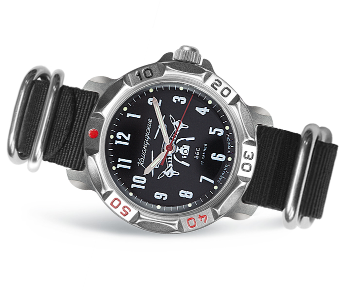 Vostok Komandirskie 81693G Unmanned Systems Forces Watch| Scubadudestore