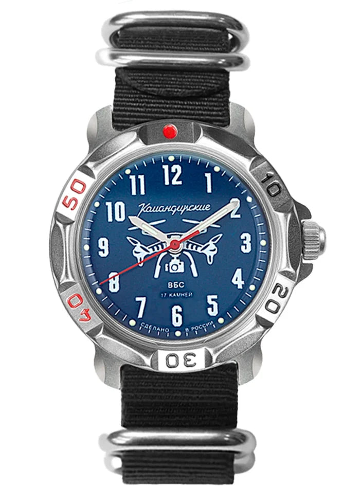 Vostok Komandirskie 81694G Unmanned Systems Forces | Scubadudestore