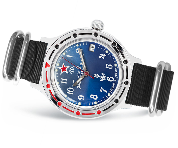 Vostok Komandirskie 921289 Submarine Mechanical Watch | Scubadudestore