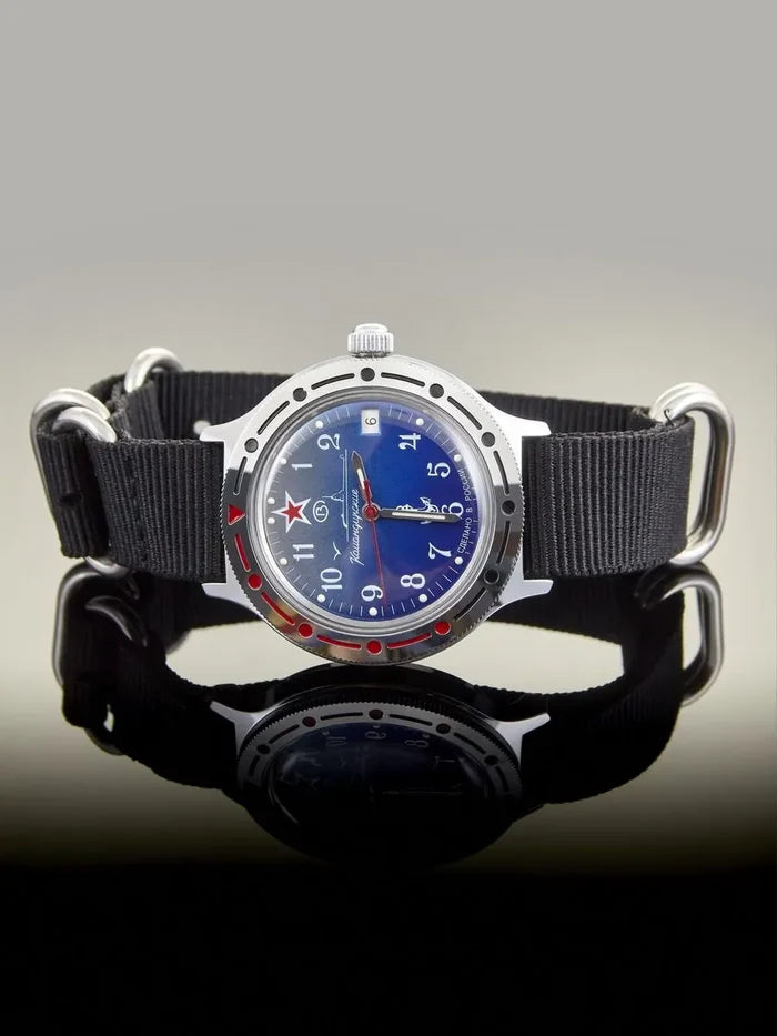 Vostok Komandirskie 921289 Submarine Mechanical Watch | Scubadudestore