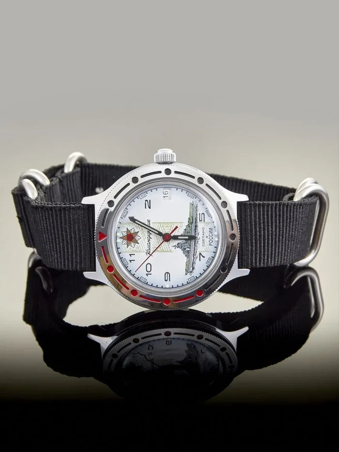 Vostok Komandirskie 921428 Russian Navy Watch | Scubadudestore