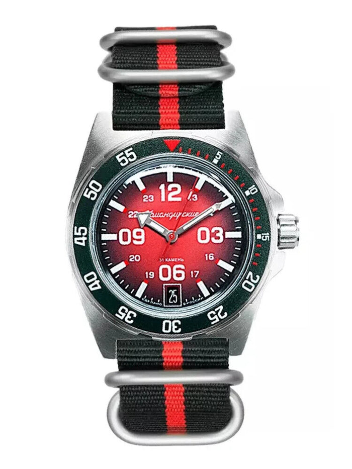 Vostok Komandirskie 95059B Watch [Exclusive] | Scubadudestore