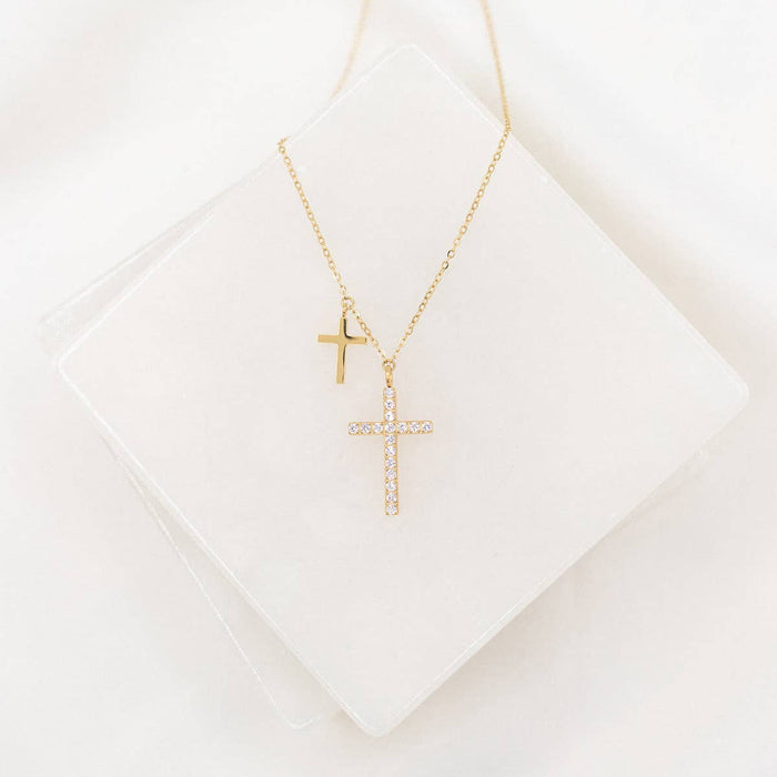 Walk By Faith Necklace - Gold Plated