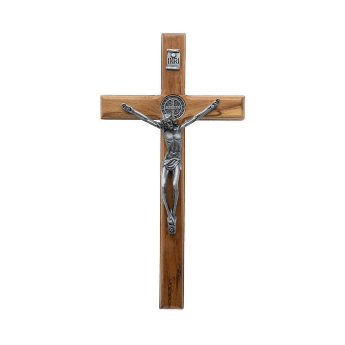 Wall Cross - St. Benedict Wooden   7.5"