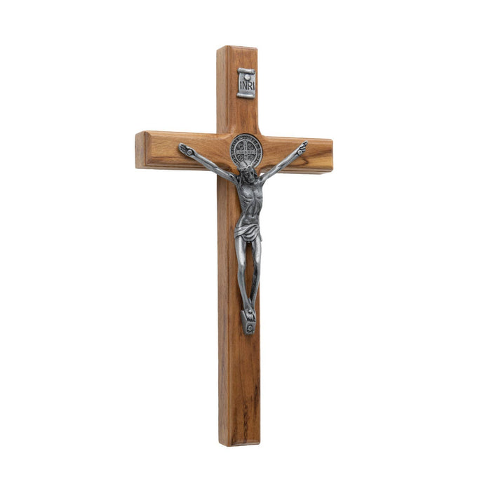 Wall Cross - St. Benedict Wooden   7.5"