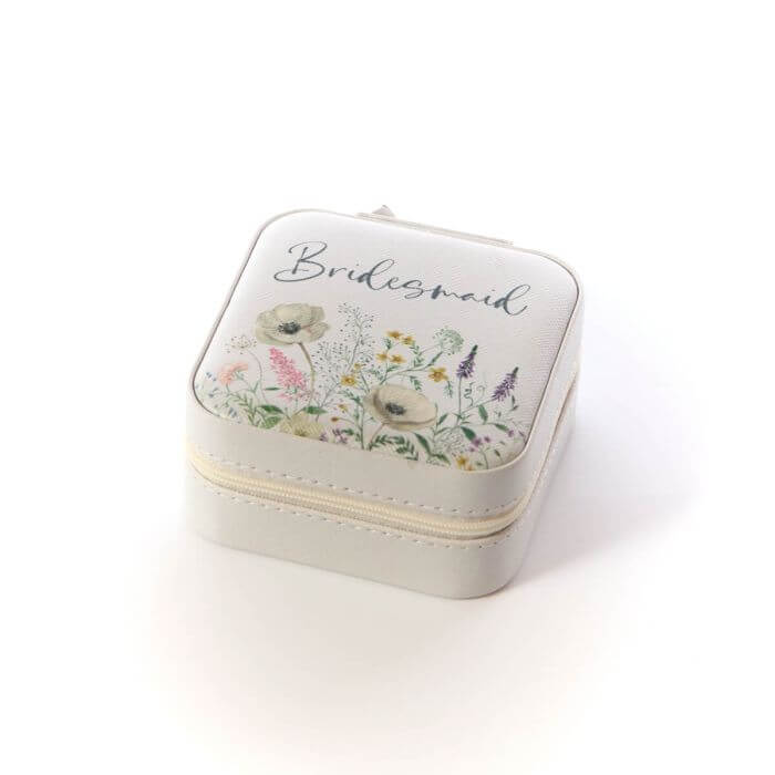 Wedding Bridesmade Keepsake Jewellery Box