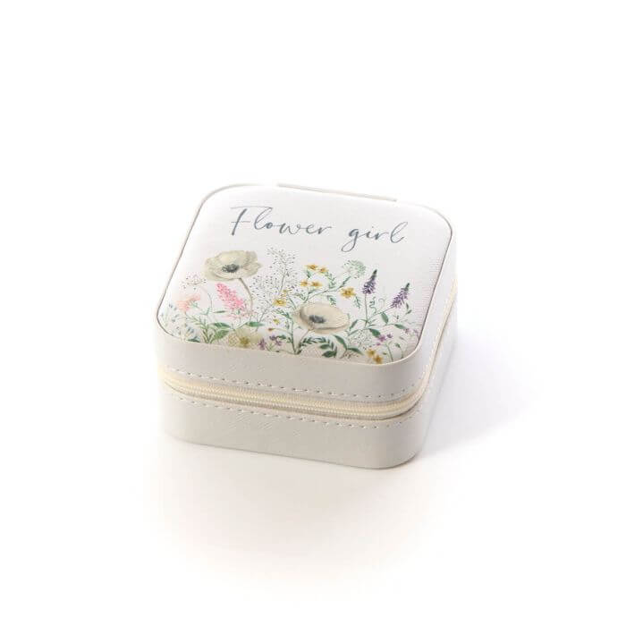 Wedding Flower Girl Keepsake Jewellery Box