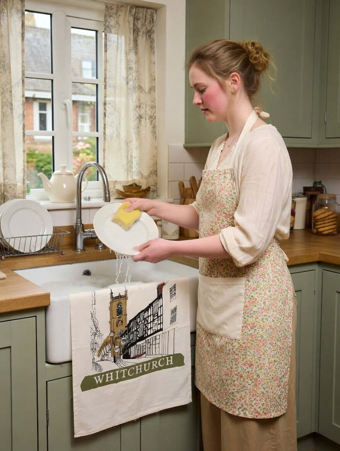 Whitchurch Shropshire Church Tea Towel