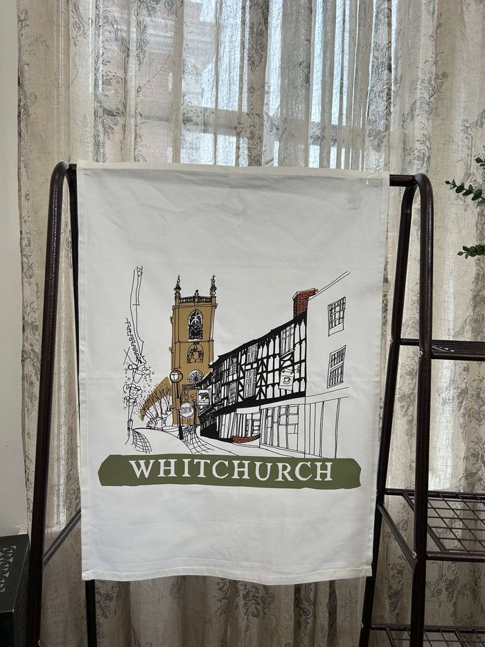 Whitchurch Shropshire Church Tea Towel
