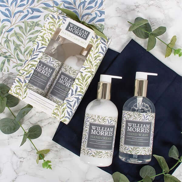 William Morris Willow Bough Handcare 2 Bottle Set