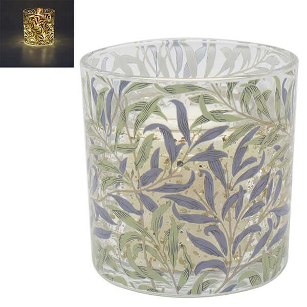 William Morris Willow Bough LED Gel Candle