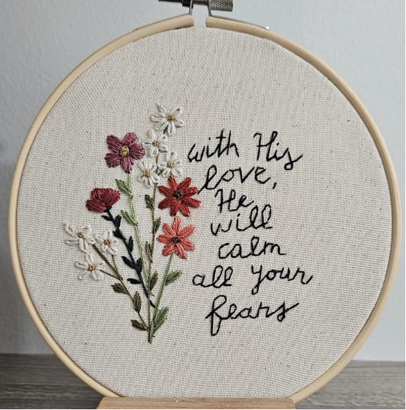 With His Love Embroidery
