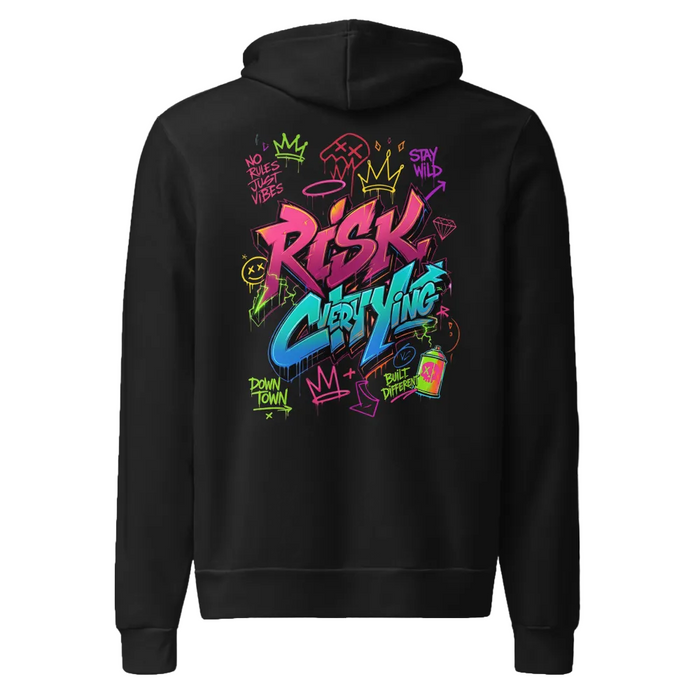 Woman’s Risk Everything Graffiti Hoodie