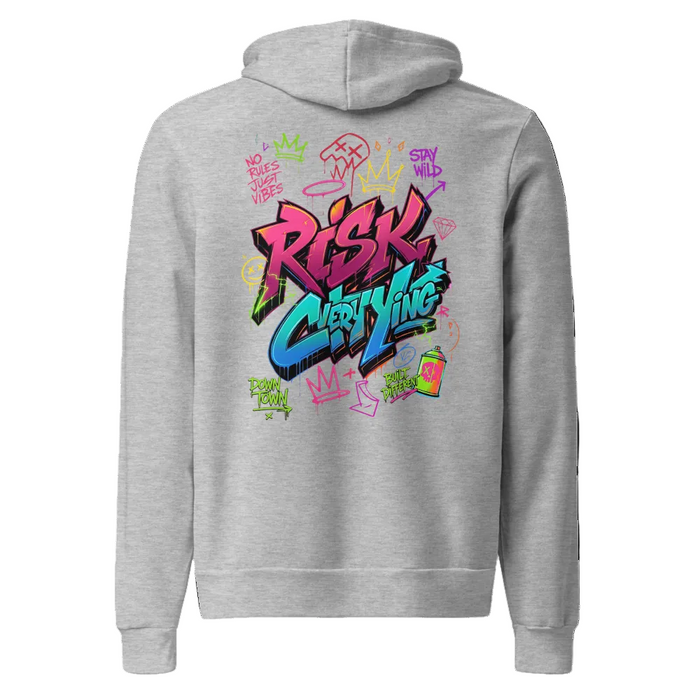 Woman’s Risk Everything Graffiti Hoodie
