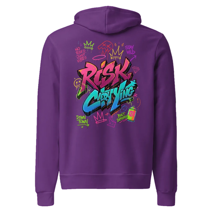 Woman’s Risk Everything Graffiti Hoodie