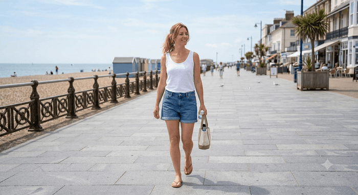 Womens Scoop Neck Vest Top