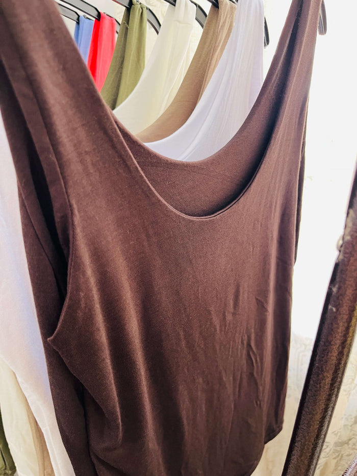 Womens Scoop Neck Vest Top