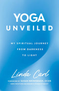 Book cover of 'Yoga Unveiled' with a blue gradient background