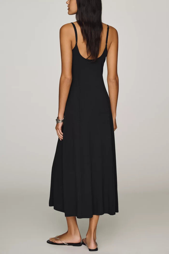 Z Supply Charisma Midi Dress  Black