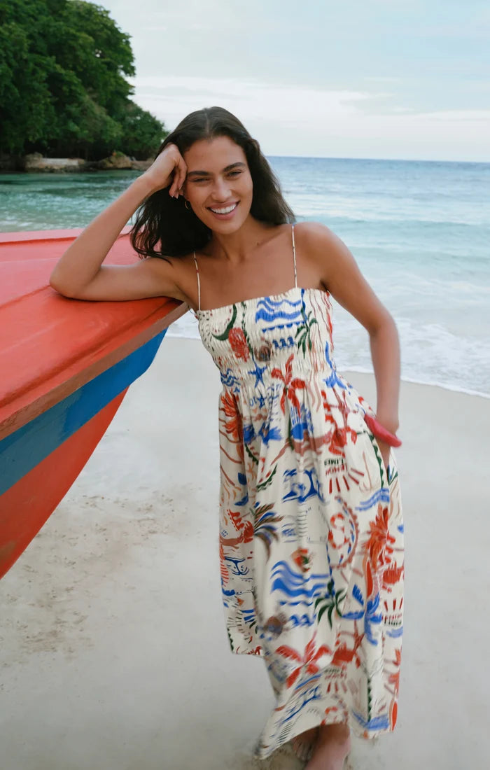 Z Supply Cornelia Getaway Midi Dress - Multi