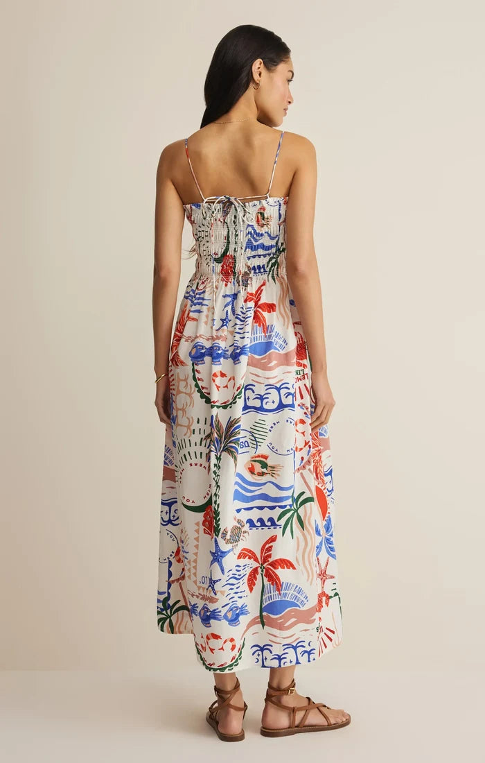 Z Supply Cornelia Getaway Midi Dress - Multi