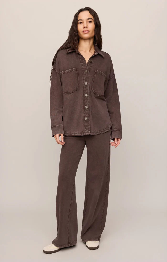 Z Supply Hunter Knit Pant - Dark Chocolate