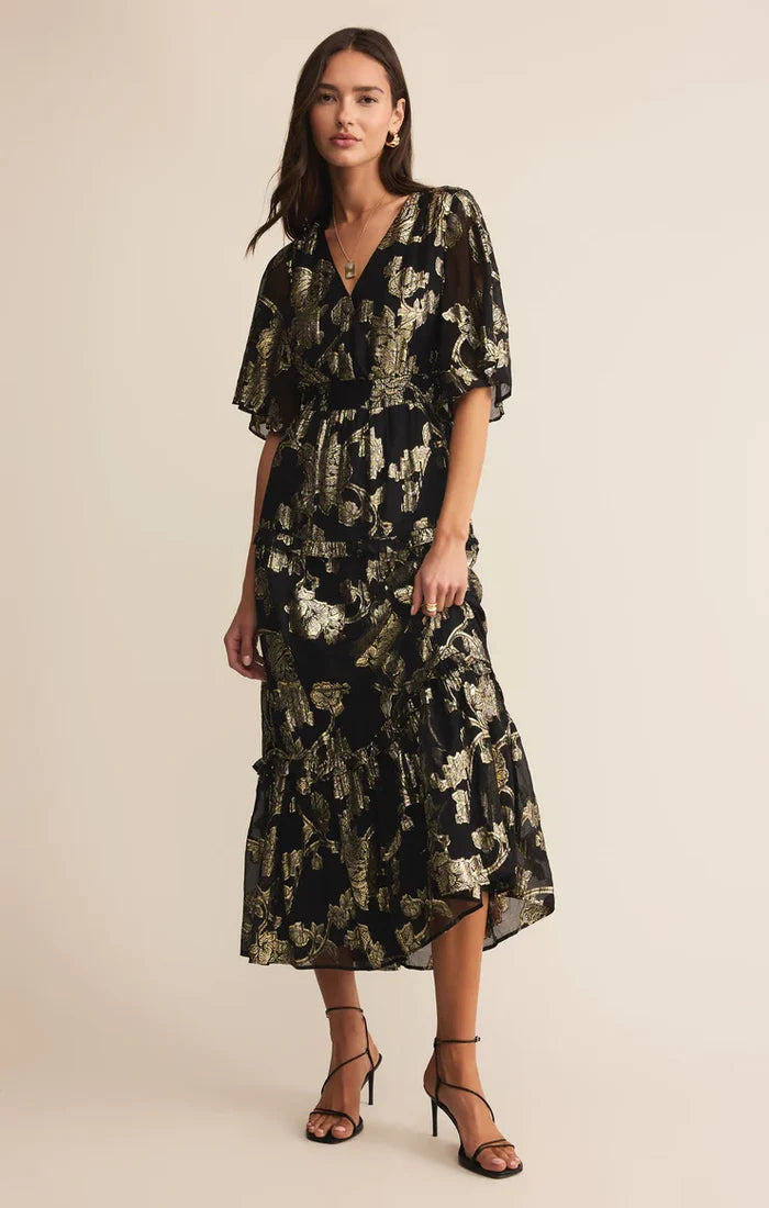 Z Supply Kiera Jacquard Maxi Dress