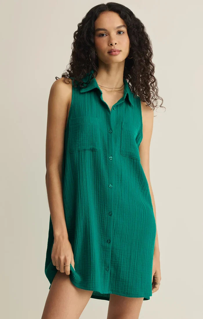 Z Supply New Light Mini Dress - Rainforest