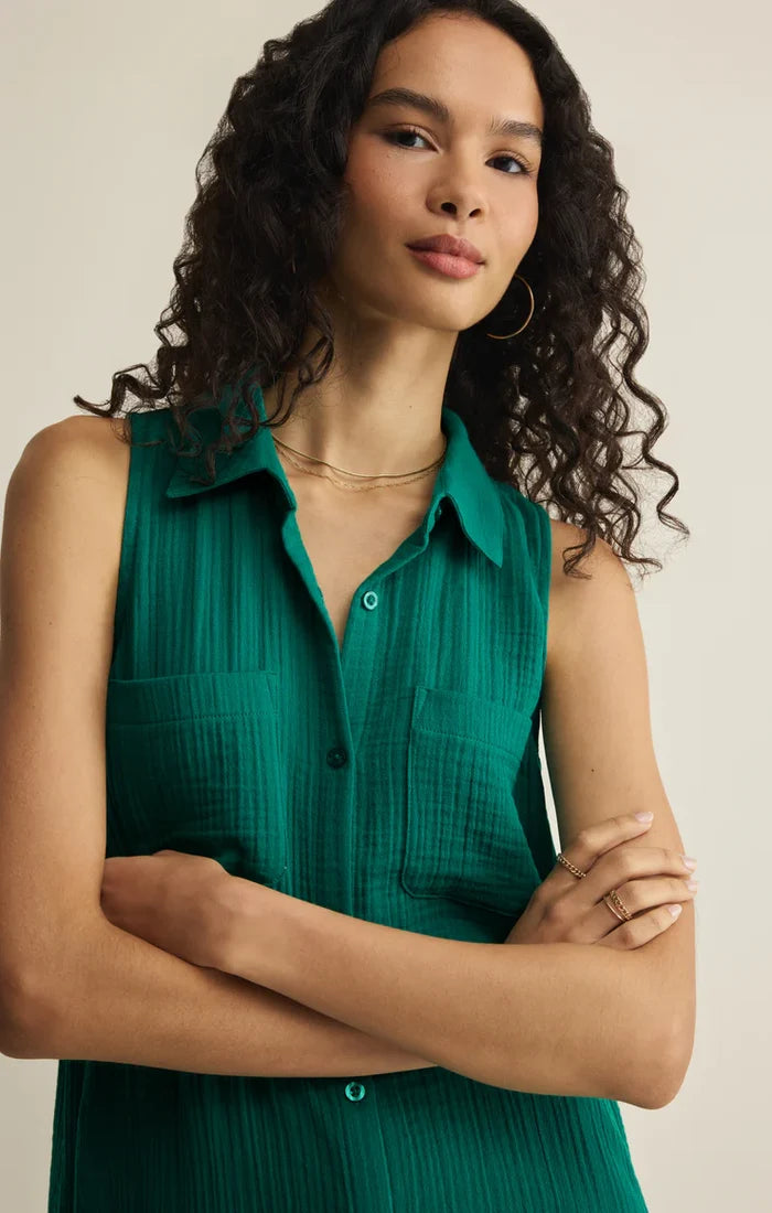 Z Supply New Light Mini Dress - Rainforest