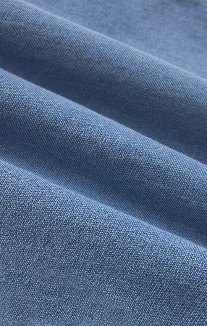 Z Supply Reese Button Down Jersey Denim Top