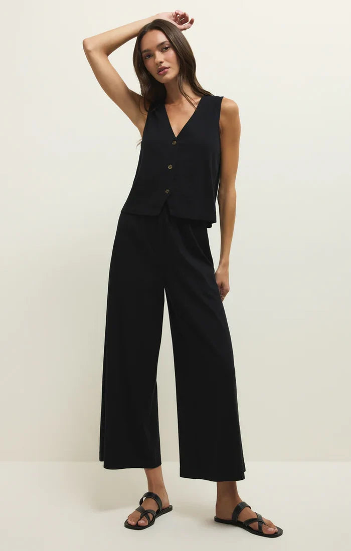 Z Supply Scout Jersey Crop Flare