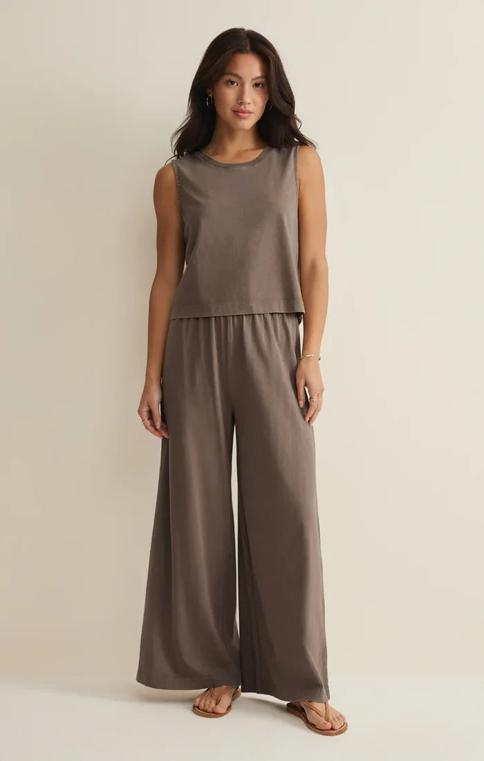 Z Supply Scout Jersey Crop Flare