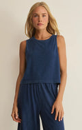 Z Supply Sloane Jersey Denim Muscle - Indigo