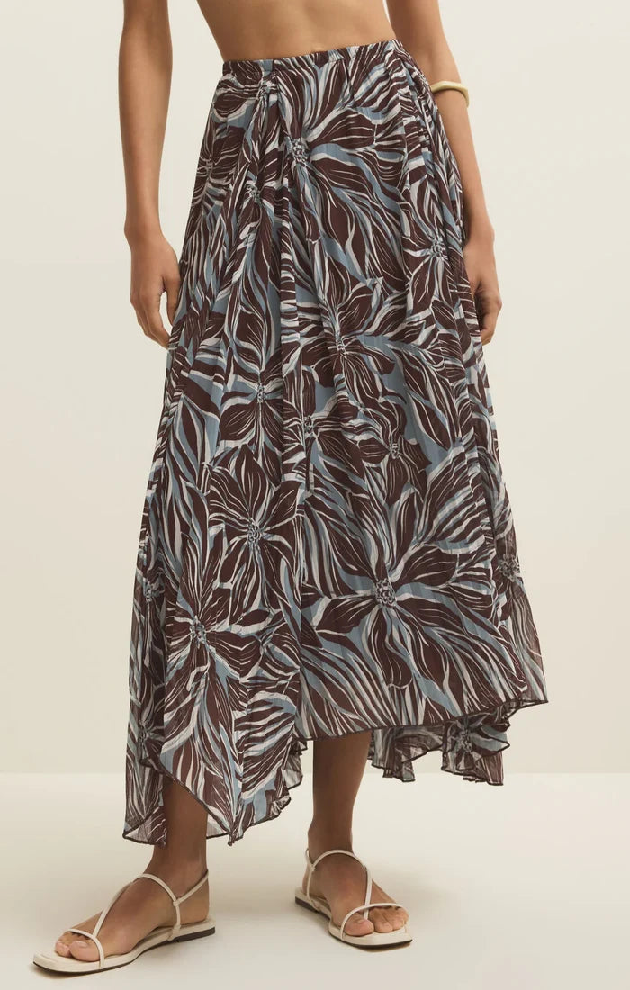 Z Supply Vitoria Zinn Floral Maxi Skirt
