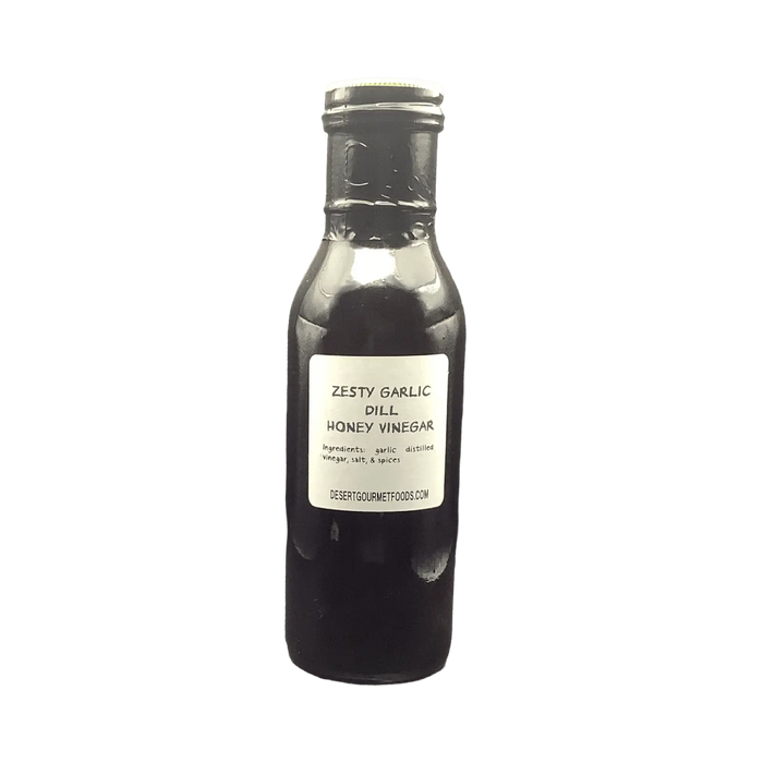 Zesty Garlic Dill Honey Vinegar 12 oz. - Tubac Gourmet Foods